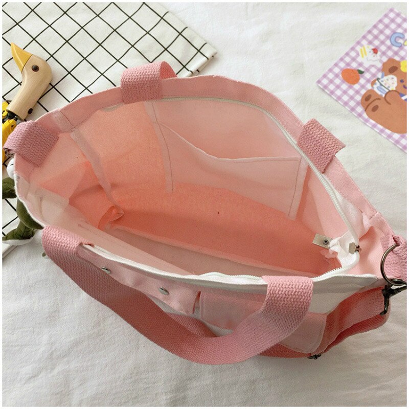 Double Pocket Canvas Bag