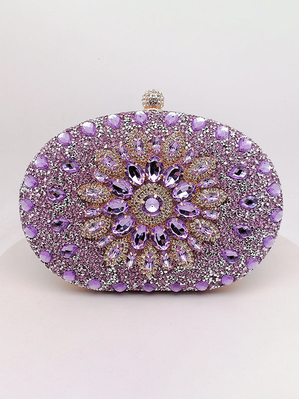 Geometric Shiny Split-Joint Handbags Bags Accessories Bags