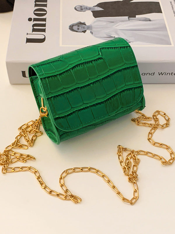 Chains Shiny Split-Joint Crossbody Bags Bags