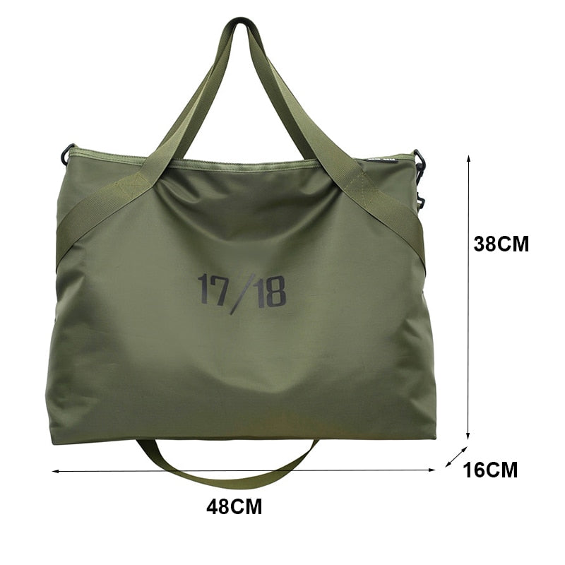 17/18 Large Military Nylon Tote - 2 Colors