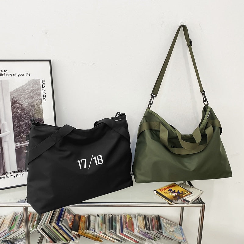 17/18 Large Military Nylon Tote - 2 Colors
