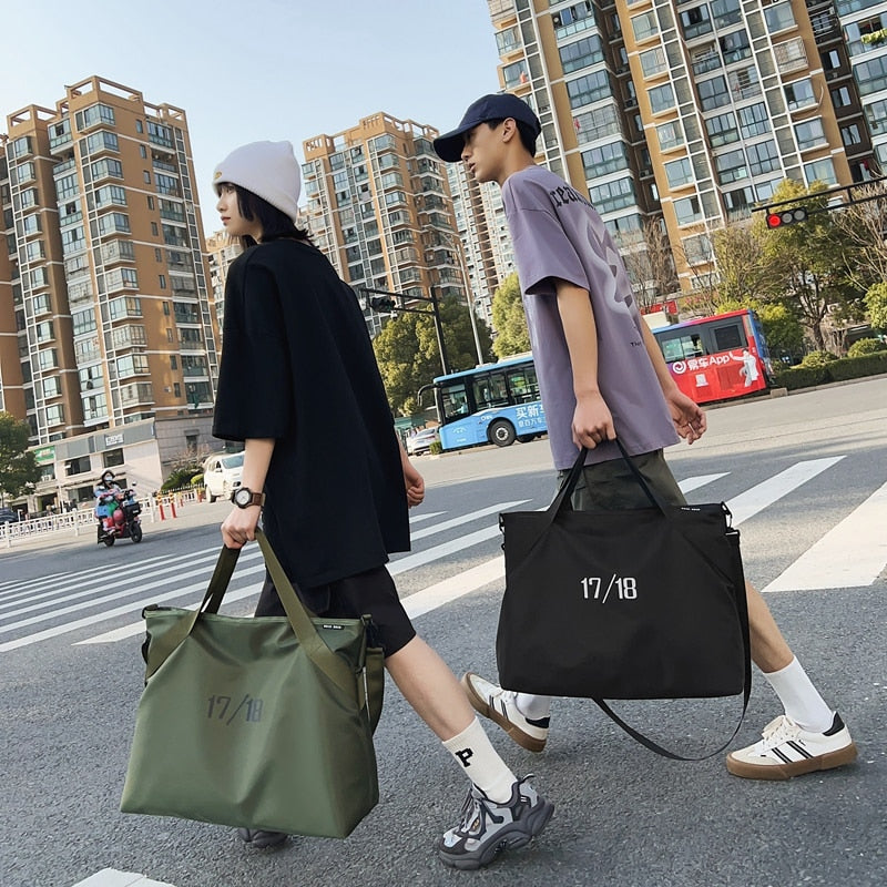 17/18 Large Military Nylon Tote - 2 Colors