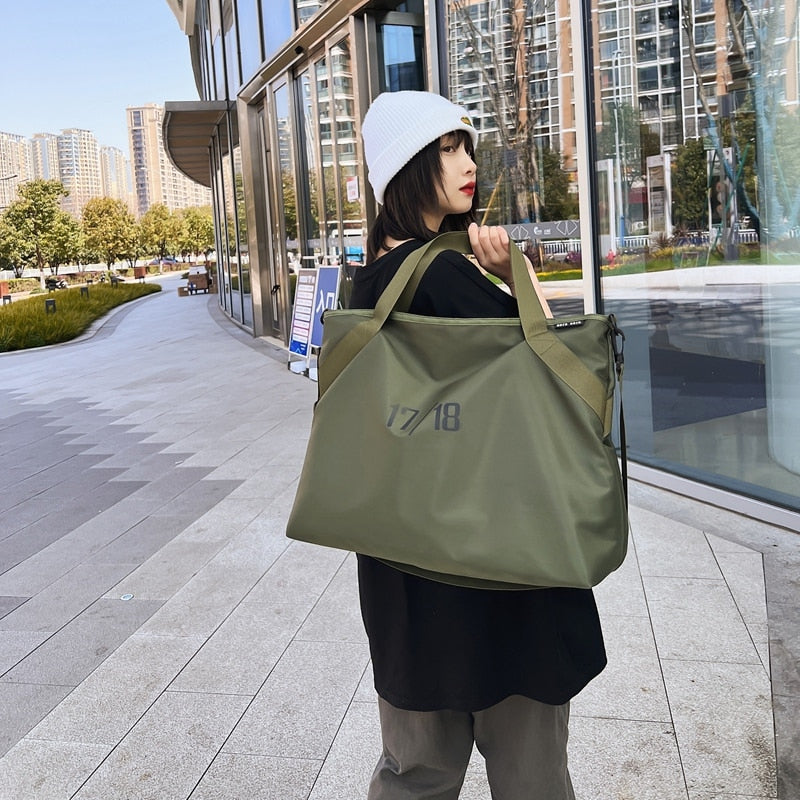 17/18 Large Military Nylon Tote - 2 Colors