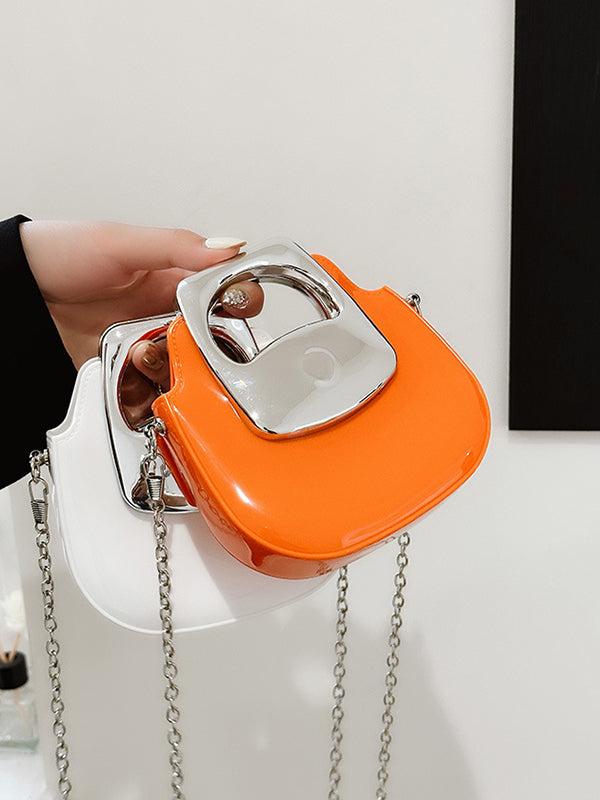 Chains Satchels Crossbody Bags