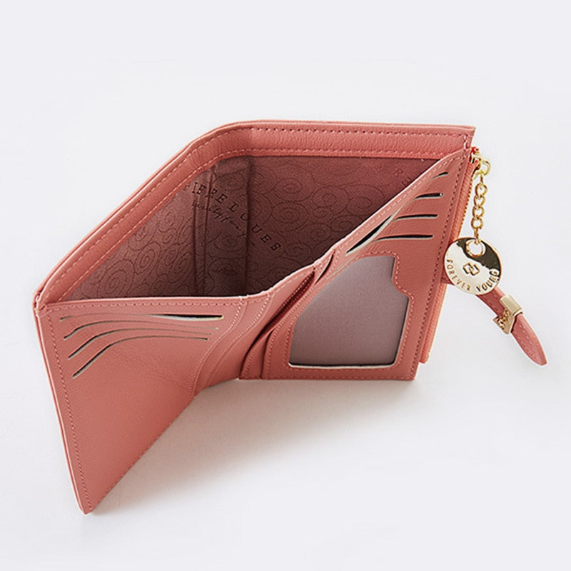 PU Leather Short Wallet