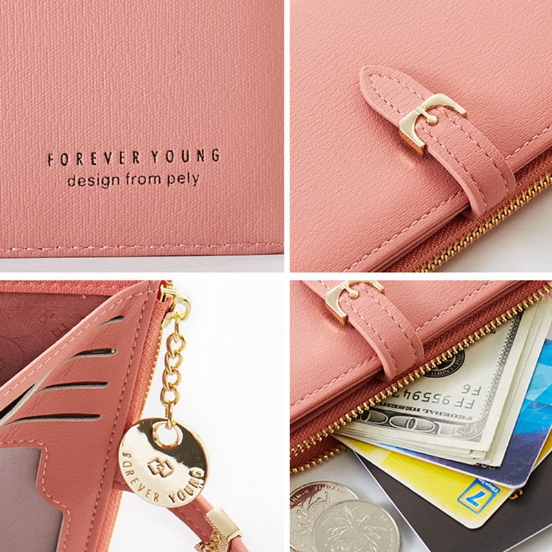 PU Leather Short Wallet