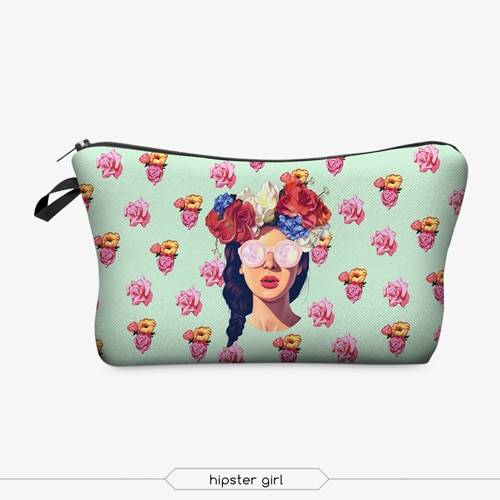 Printed Makeup Bag