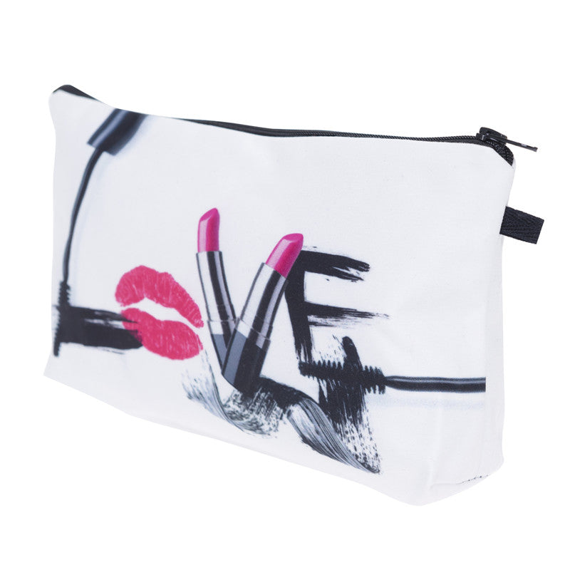 Fashion 3D Printed Cosmetic Bags