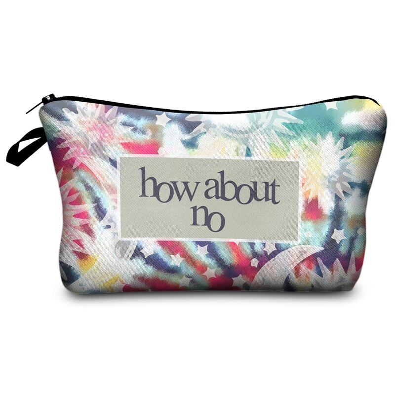 Fashion 3D Printed Cosmetic Bags