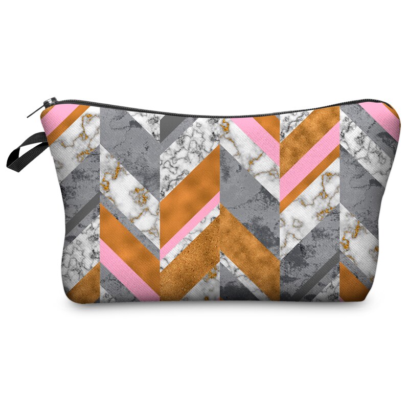 Fashion 3D Printed Cosmetic Bags