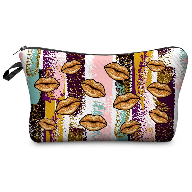 Fashion 3D Printed Cosmetic Bags