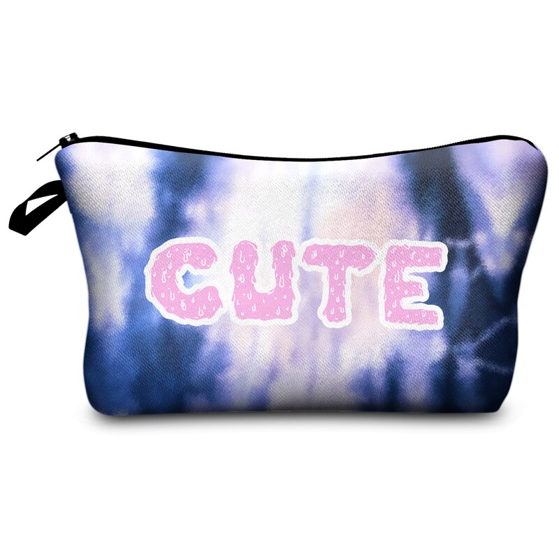 Fashion 3D Printed Cosmetic Bags