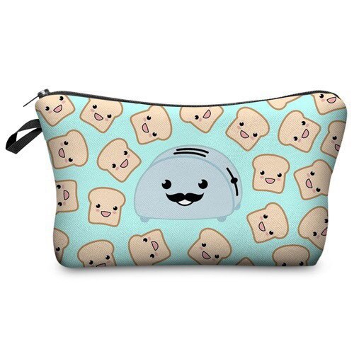 Fashion 3D Printed Cosmetic Bags