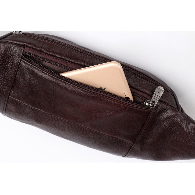 Genuine Leather Waist Bag