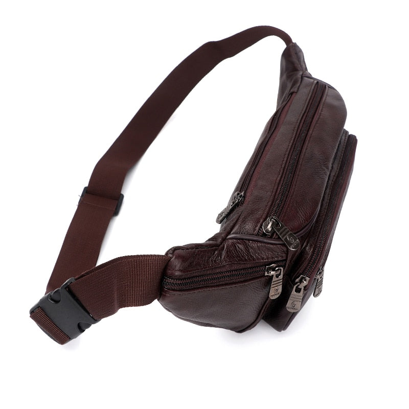 Genuine Leather Waist Bag