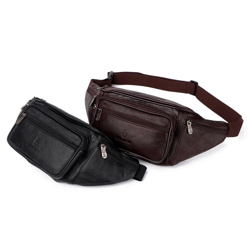 Genuine Leather Waist Bag