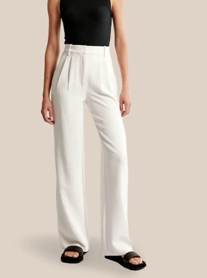 Wide Leg Tailored Pants