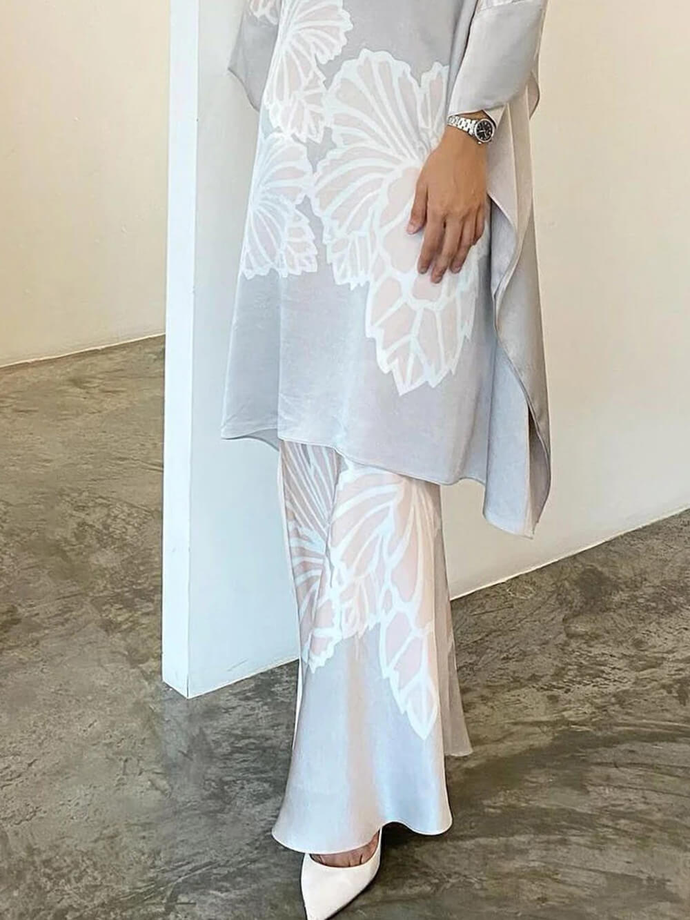 Elegant Floral Pant Set