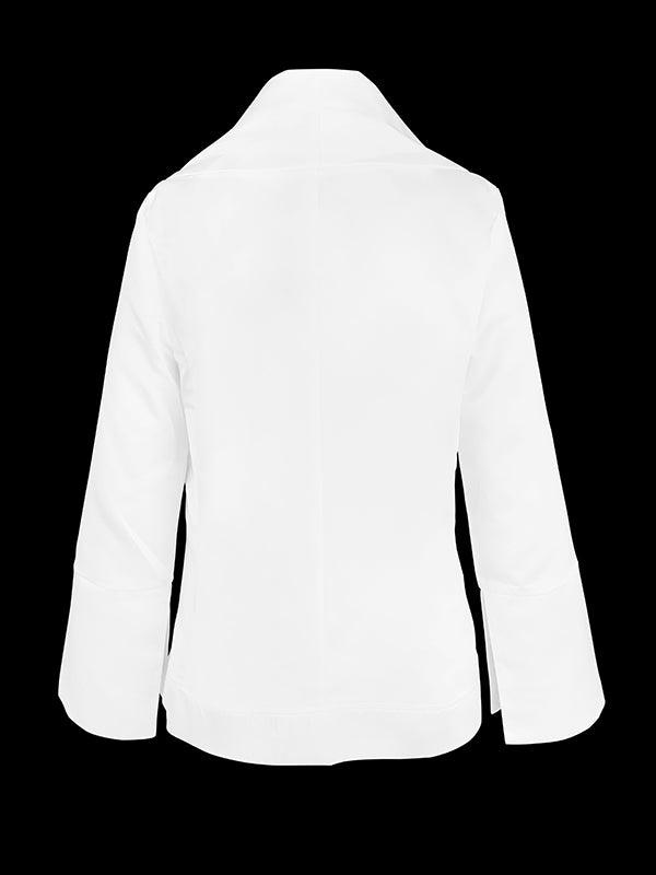 Long Sleeves Loose Buttoned Solid Color Stand Collar Blouses&Shirts Tops