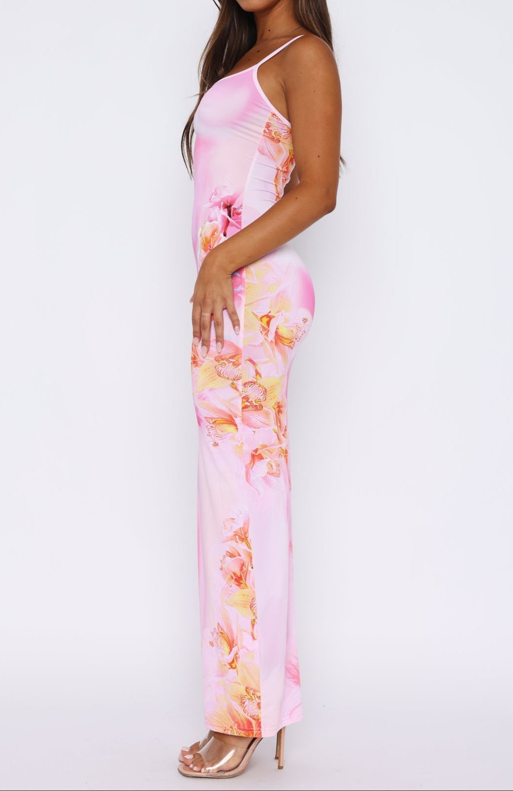 Carla Maxi Dress Pink Sherbet