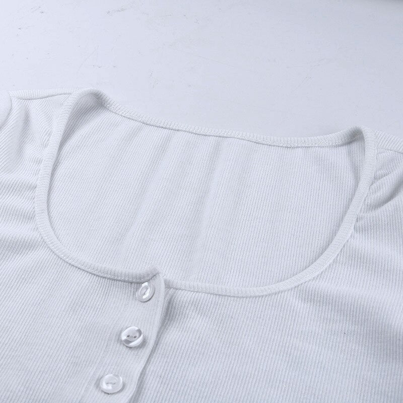 Corset Skinny Knitted Tee