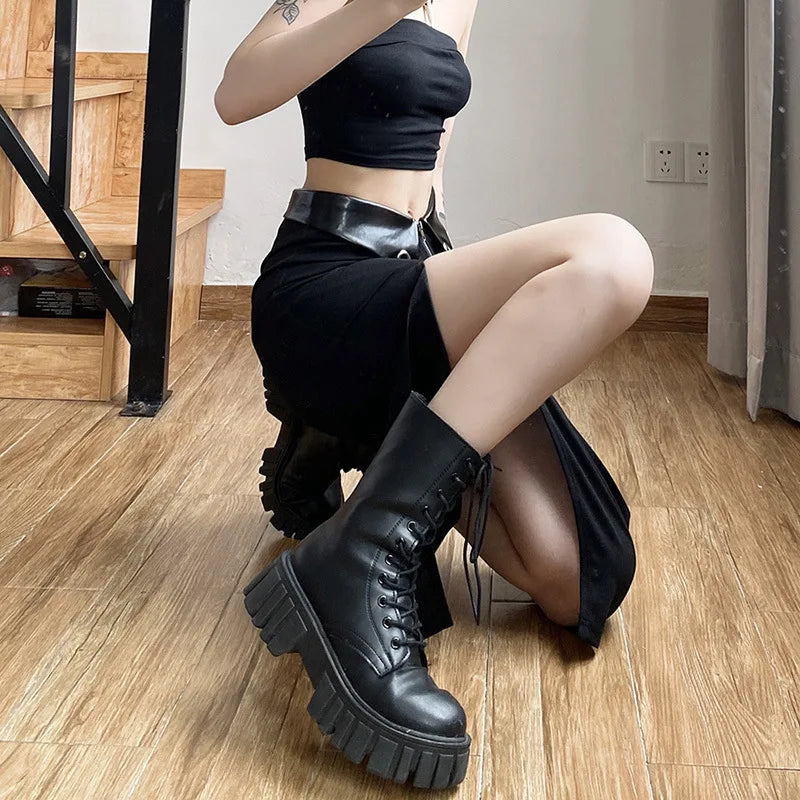 New Black Irregular Summer Charm Split Long Slim Party Bodycon Skirt