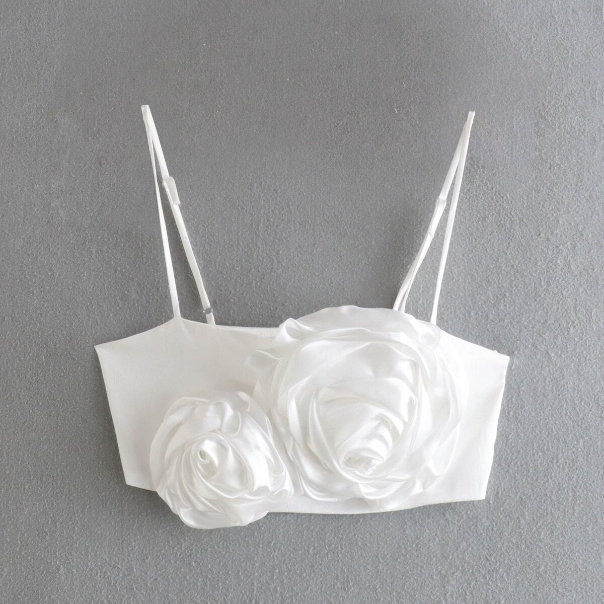 Spaghetti Strap Chic Camis Tank Lady Side Zipper Short Sling Crop Tops