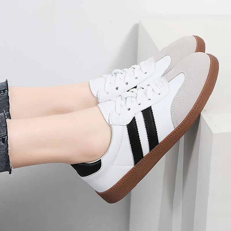 Sneakers Fashion Shoes Spring Trend Casual Flats Female New Fashion Comfort White Vulcanized Platform Shoes for Women