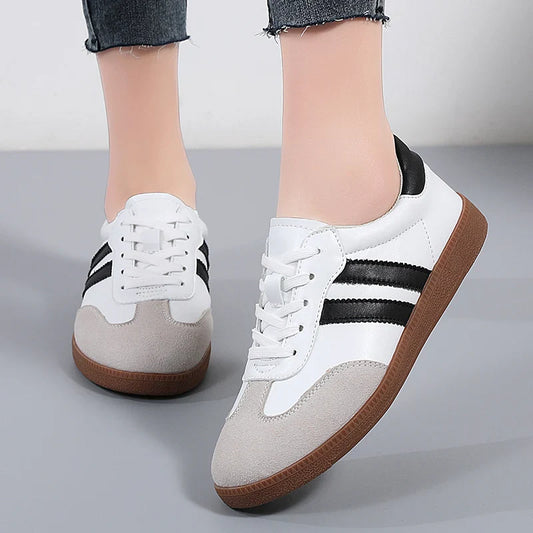 Sneakers Fashion Shoes Spring Trend Casual Flats Female New Fashion Comfort White Vulcanized Platform Shoes for Women