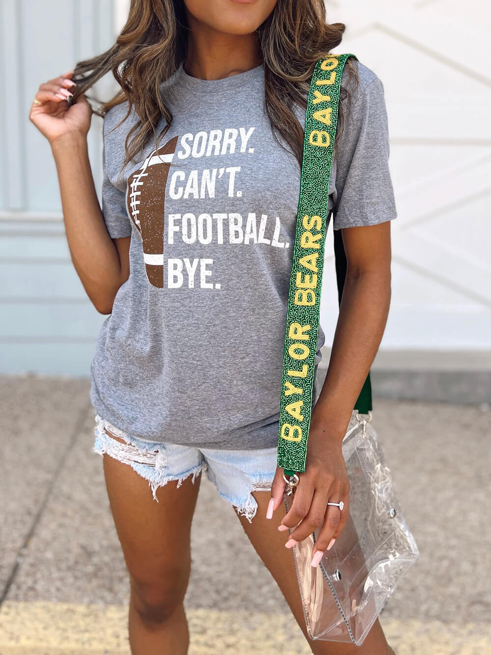 Sorry. Can'T. Football. Bye. Unisex Comfy Tee