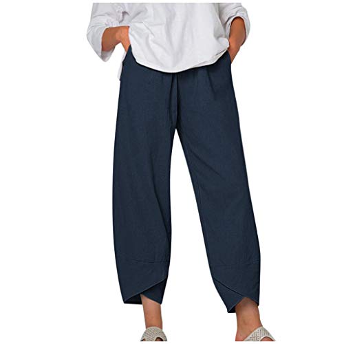 Palazzo Lounge Pants Wide Leg Printed Cropped Bottoms Baggy Trousers Sweatpants