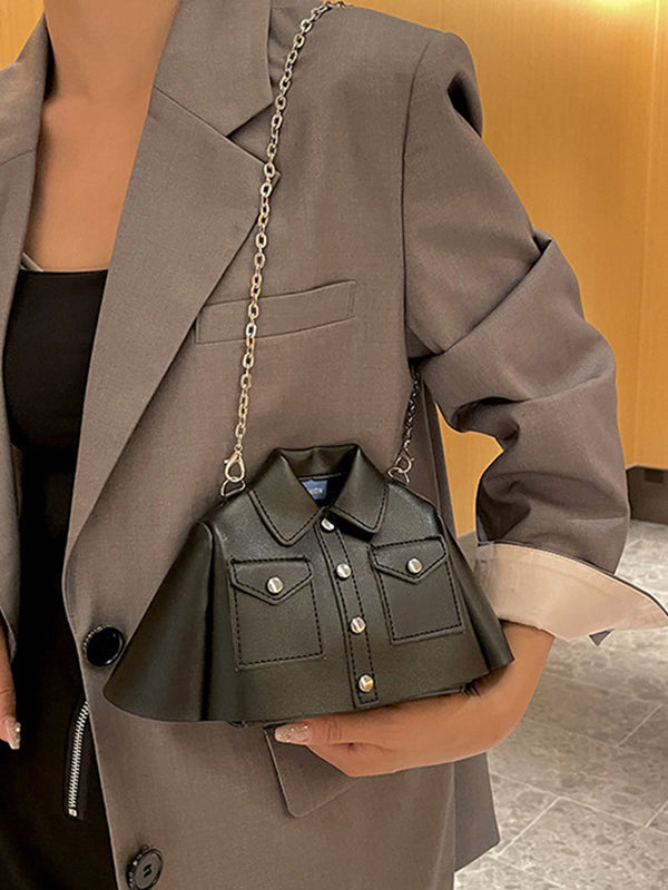 Chains Rivet Jacket-Shaped Split-Joint Crossbody Bags Bags Accessories Bags