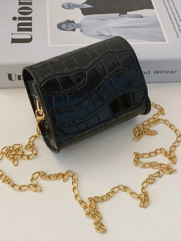 Chains Shiny Split-Joint Crossbody Bags Bags