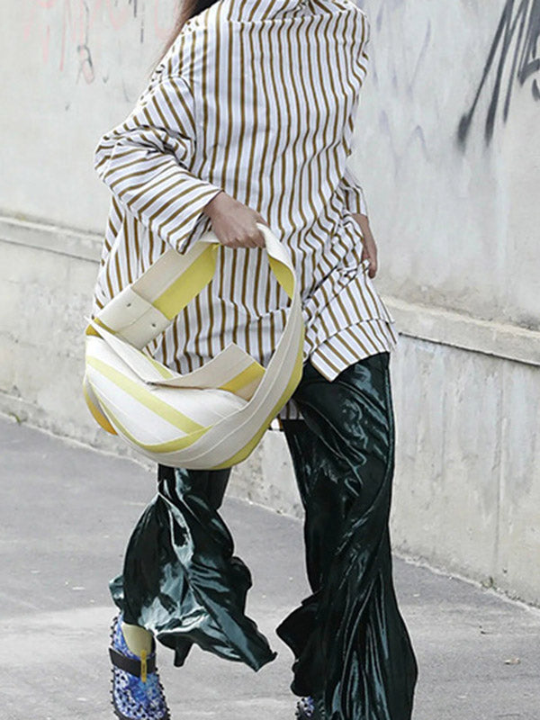 Geometric Split-Joint Handbags Bags