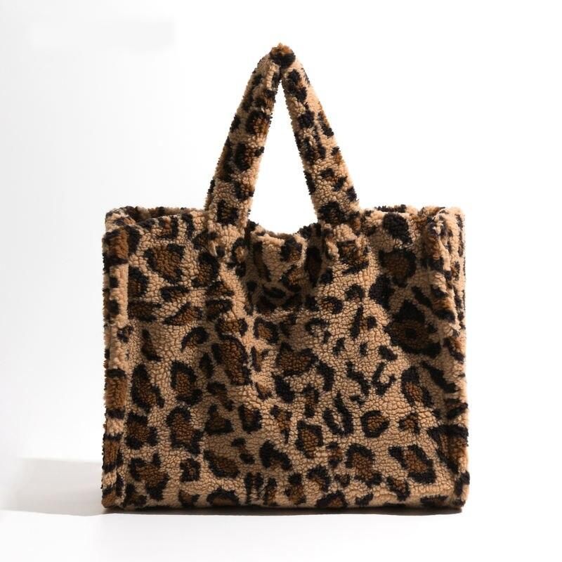 Soft, Spacious Faux Fur Tote Bag