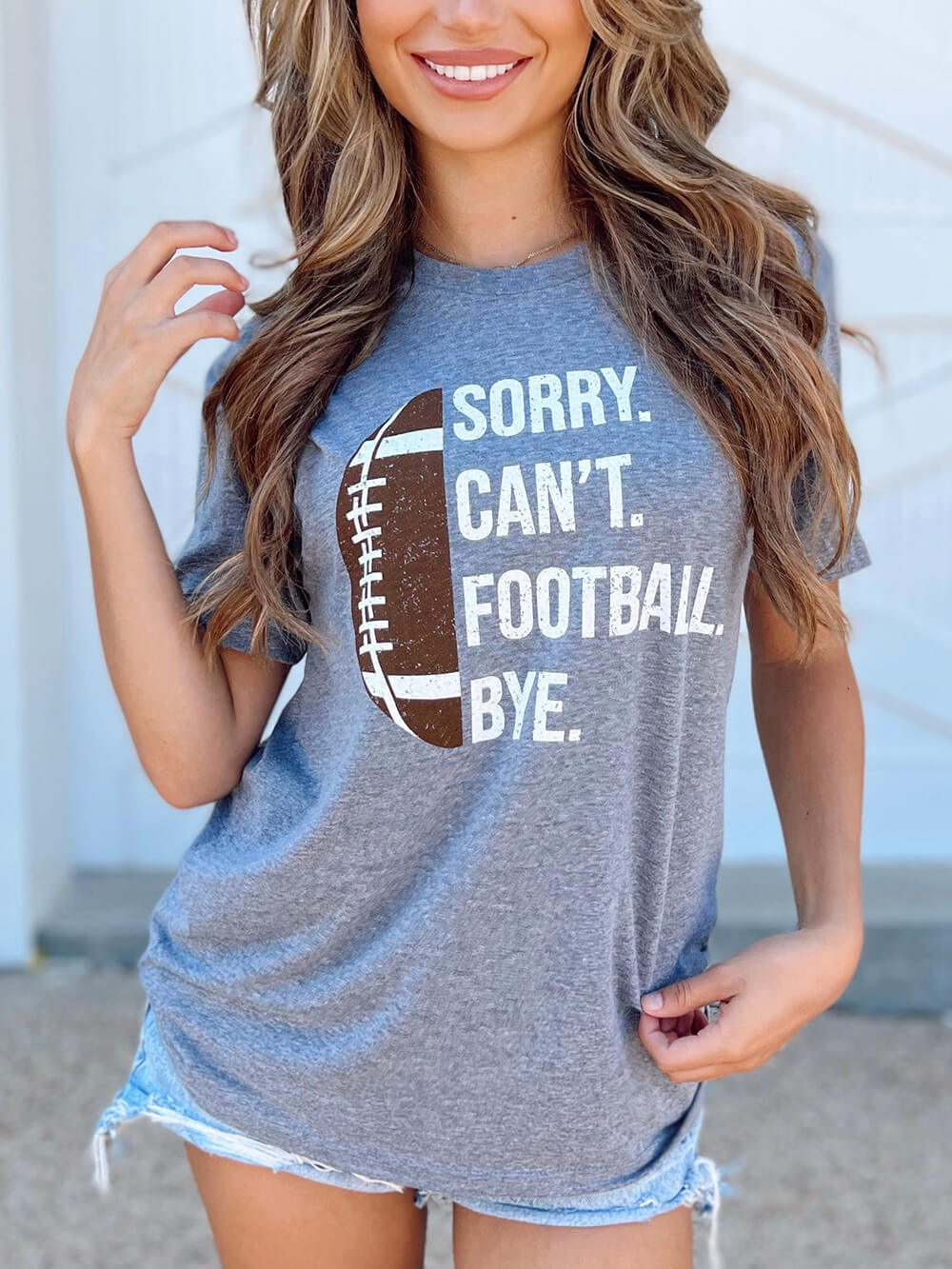 Sorry. Can'T. Football. Bye. Unisex Comfy Tee