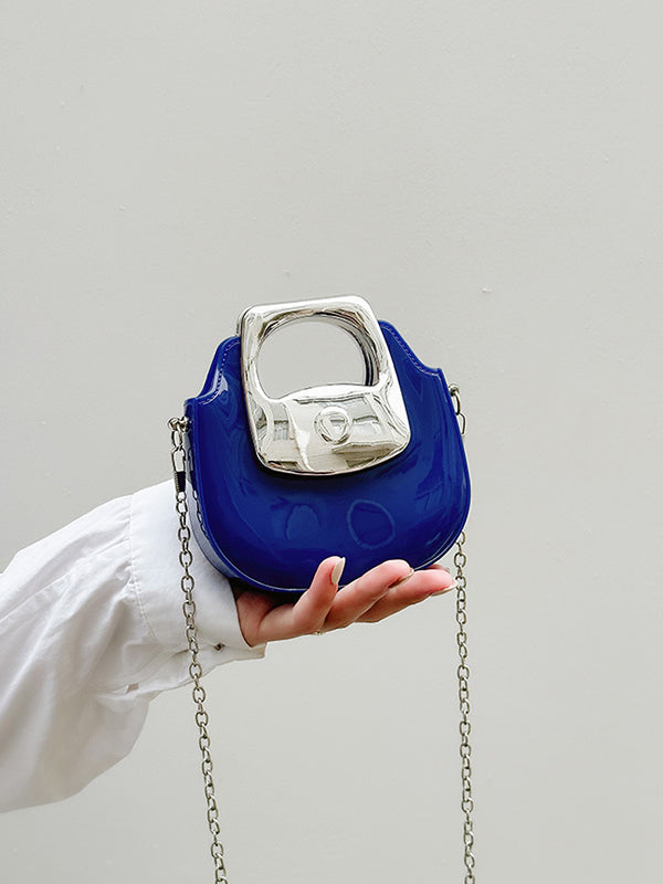 Chains Satchels Crossbody Bags