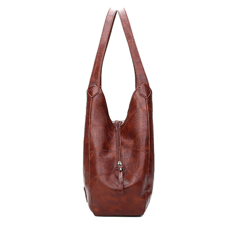 High-Capcaity PU Leather Handbag