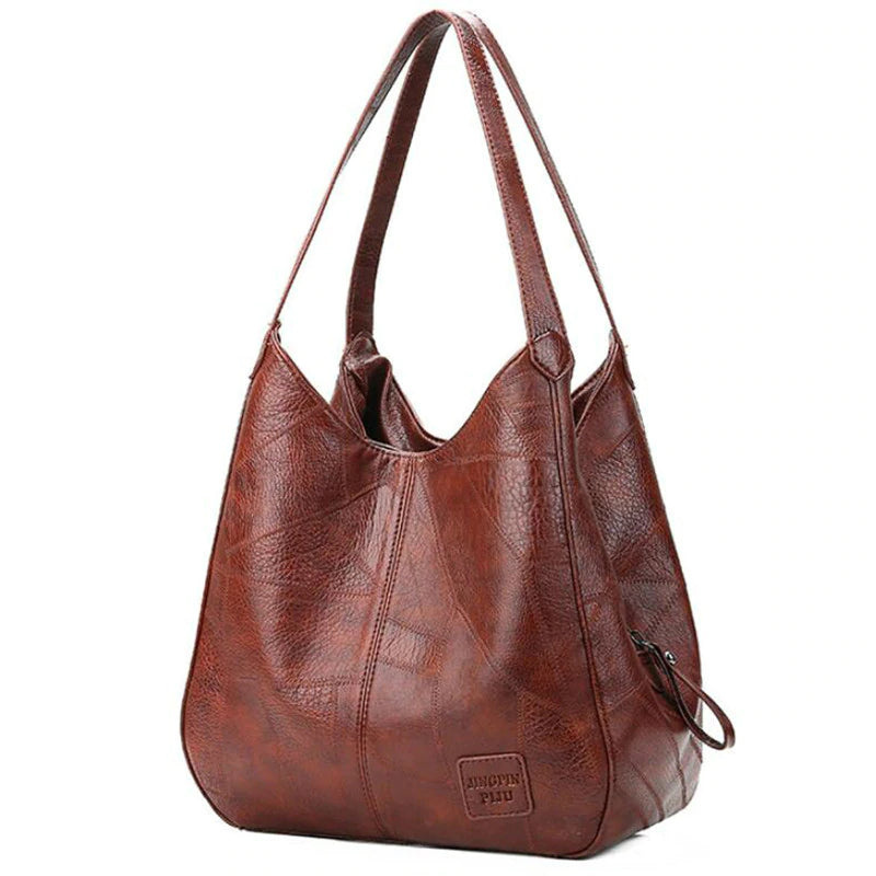 High-Capcaity PU Leather Handbag