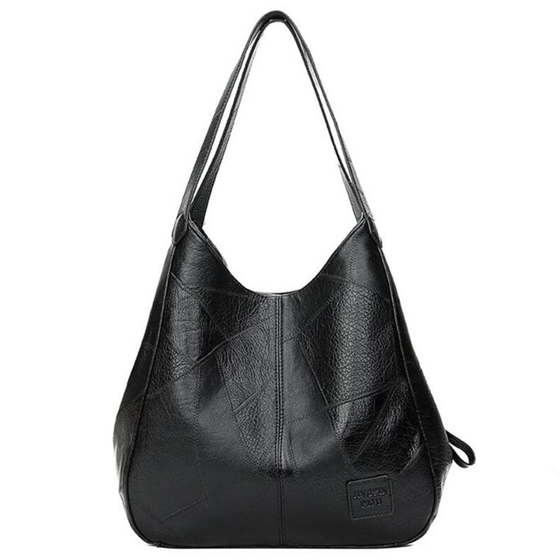 High-Capcaity PU Leather Handbag