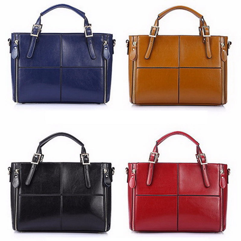 Luxury Leather Top-Handle Bag