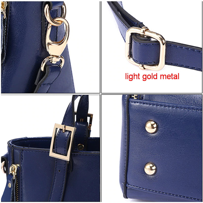 Luxury Leather Top-Handle Bag