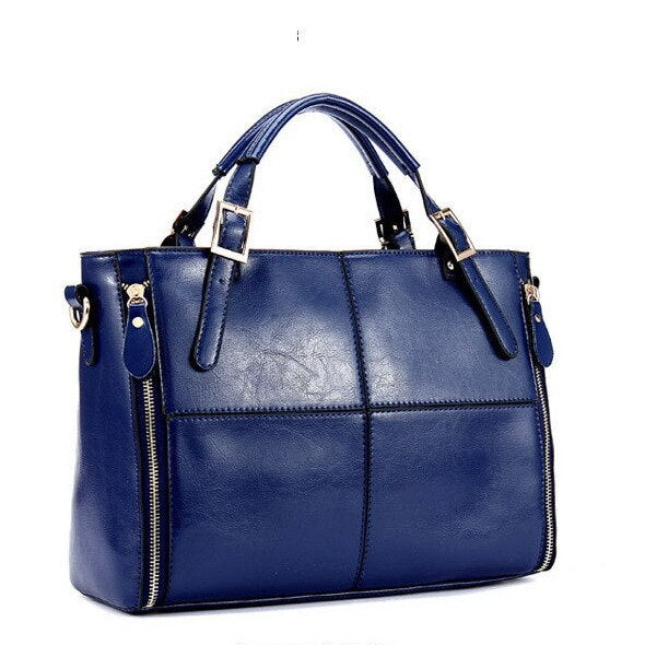 Luxury Leather Top-Handle Bag