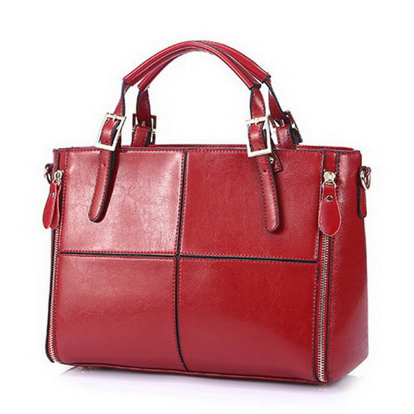 Luxury Leather Top-Handle Bag