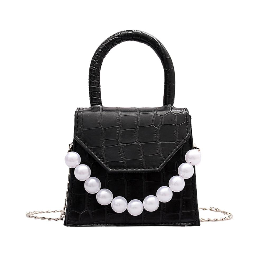 Pearl Strap Mini Shoulder Bag