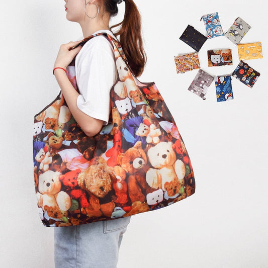 Reusable Colorful Patterned Shopping Bag