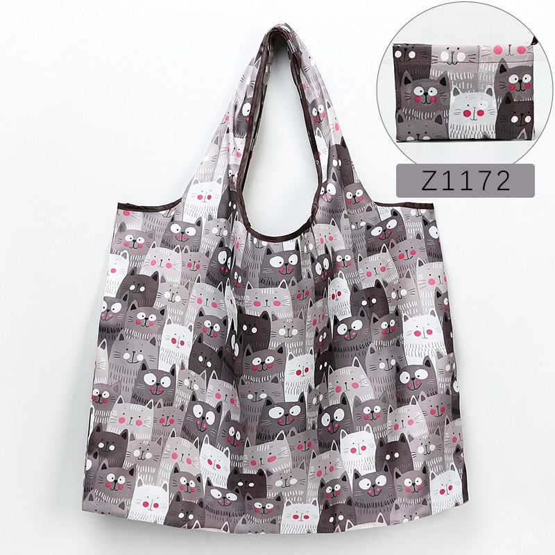 Reusable Colorful Patterned Shopping Bag