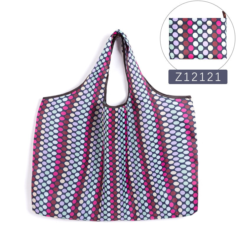 Reusable Colorful Patterned Shopping Bag