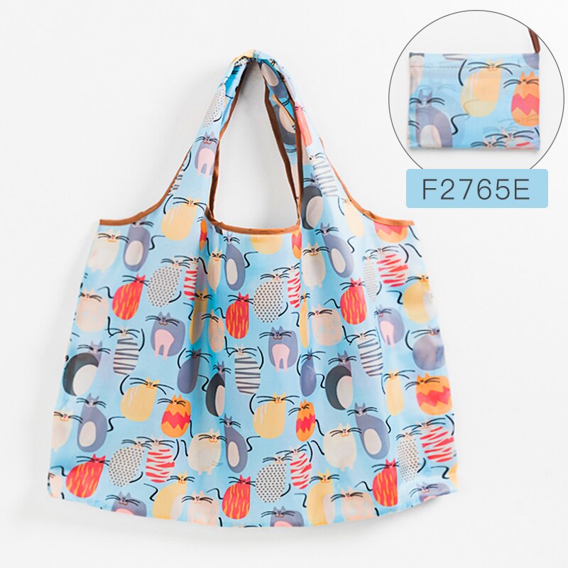 Reusable Colorful Patterned Shopping Bag