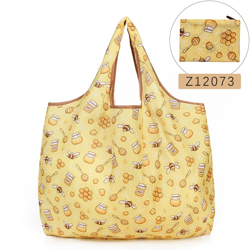 Reusable Colorful Patterned Shopping Bag